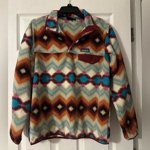 Patagonia Multicolor Chevron Fleece Pullover